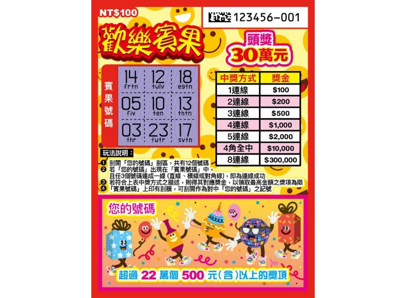 九州娛樂城 2025刮刮樂攻略》刮刮樂中獎率排行?哪一張100%中獎?