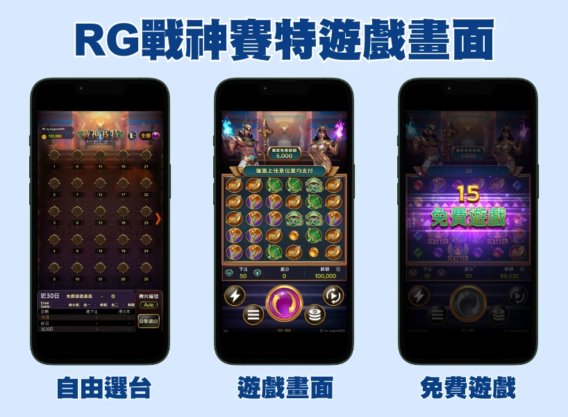 九州娛樂城 RG戰神賽特老虎機上線!跟ATG哪個更好打?玩法攻略這裡看!